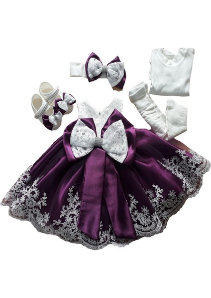 Bebeğime Cici Kız Bebek Lüks Mevlüt Ve Kına Elbisesi