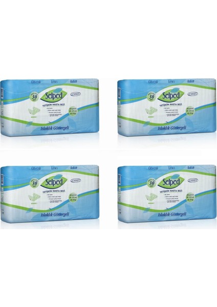Belbantlı Hasta Bezi Medium 120 Adet (30 Adet x 4 Paket)