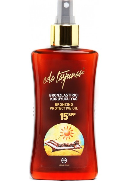 Eda Taşpınar Bronzlaştırıcı Yağ Spf15 200Ml