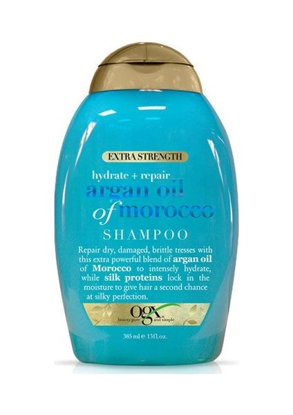 Extra Güçlü Nemlendirici Argan Şampuan 385Ml