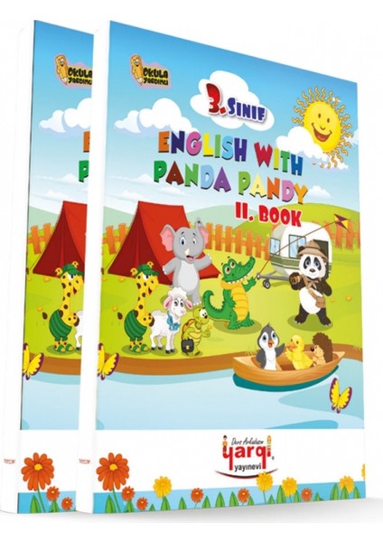 Yargı Ders Arkadaşım 3. Sınıf English With Panda Pandy 2 Kitap Cd'Li