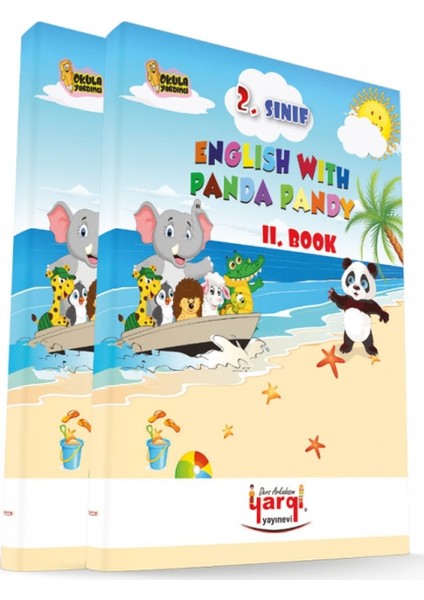 Yargı Ders Arkadaşım 2. Sınıf English With Panda Pandy 2 Kitap Cd'Li