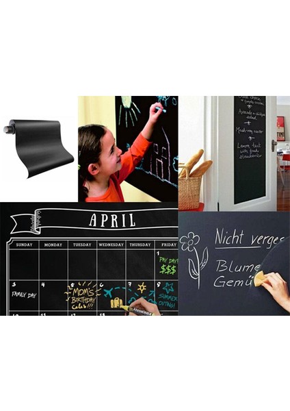 Yapışkanlı Kara Tahta-Yazı Tahtası: Sticker Blackboard