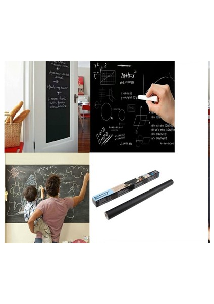 Yapışkanlı Kara Tahta-Yazı Tahtası: Sticker Blackboard