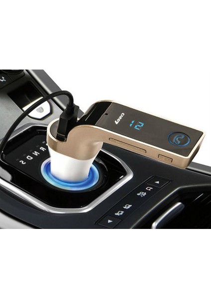 Carg7 Bluetooth Araç FM Transmitter Usb Girişli