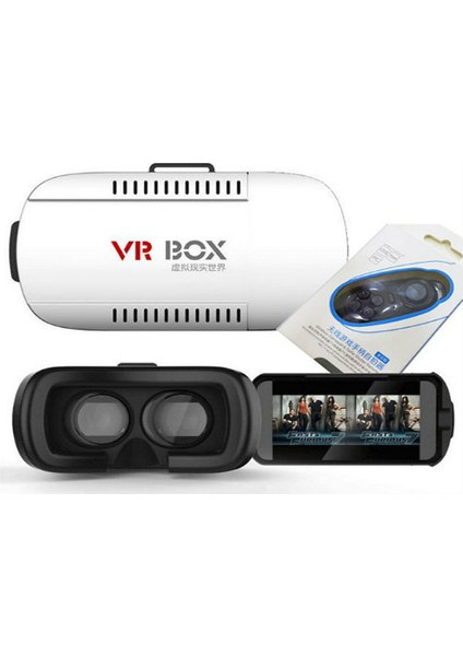 VR Box Sanal Gerçeklik Gözlüğü ve Kumandası