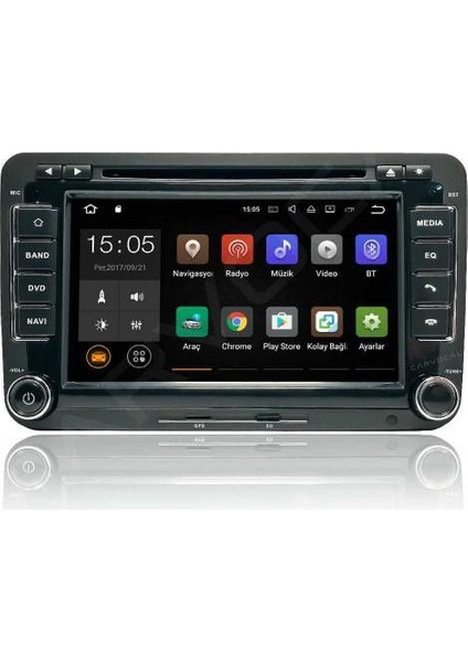 Caddy Android 7 Multimedya Sistemi 2004-2017 Modellere Uyumludur