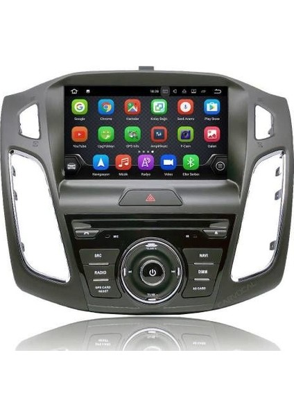 Ford Focus 4 Android 7 Multimedya Navigasyon Dvd Kamera Hediyelı