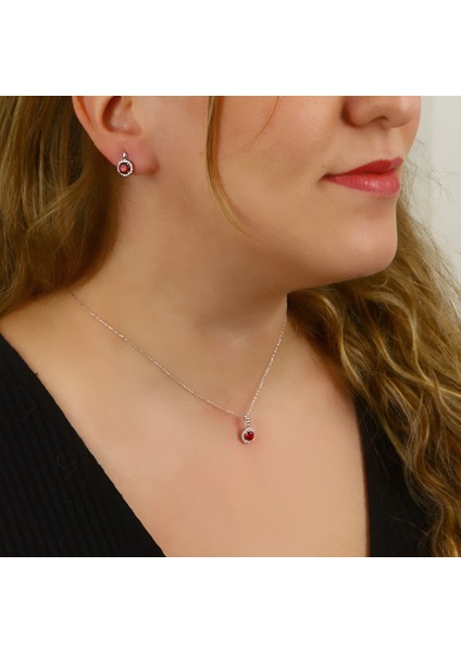 Zirkon Taşlı Gümüş Kolye N094101 fiyatları