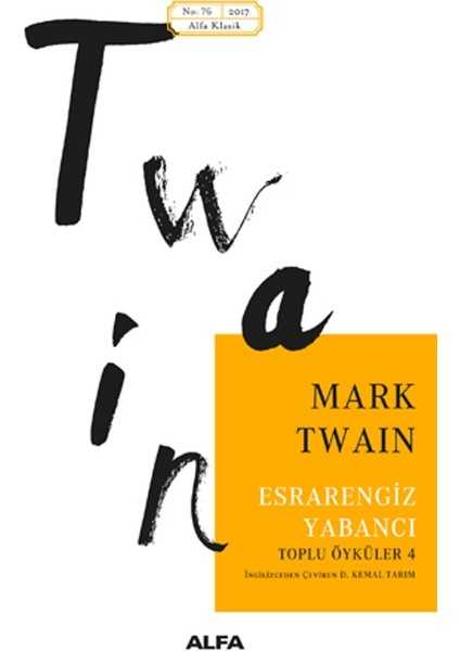 Esrarengiz Yabancı - Mark Twain