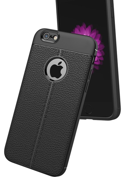 Apple iPhone 6S Kılıf Suni Deri Dokulu Silikon fırsatları
