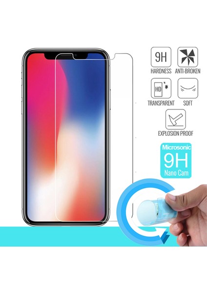 Apple iPhone X Nano Cam Ekran koruyucu film
