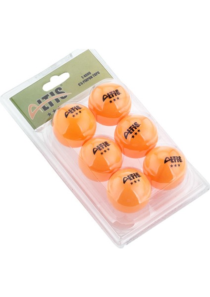 Altıs T4000 Pingpong Topu Turuncu 6Lı