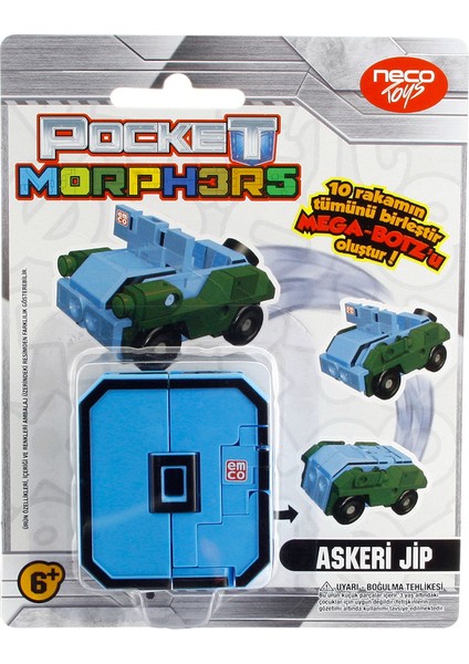 Pocket Morphers Dönüşebilen Numaralar Askeri Jip