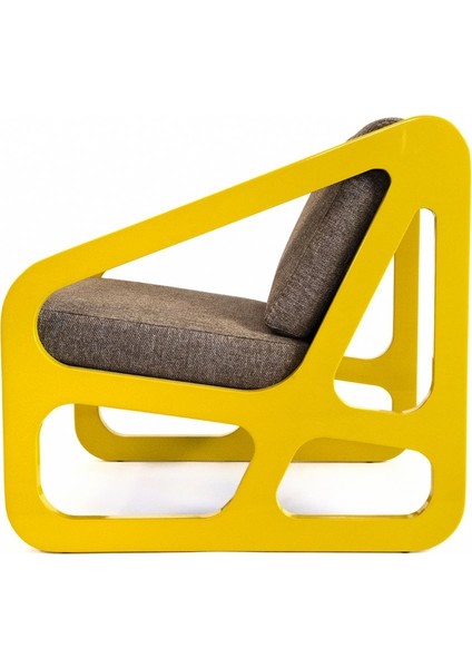 Evka Ahşap Spongy Tekli Koltuk Sarı fiyatları
