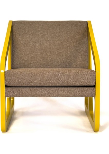 Evka Ahşap Spongy Tekli Koltuk Sarı modelleri