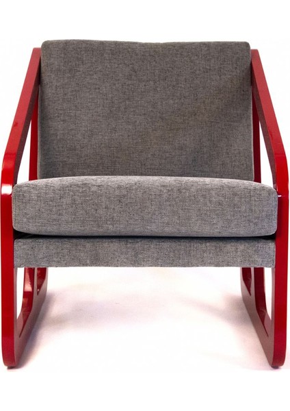 Evka Ahşap Spongy Tekli Koltuk Kırmızı modelleri