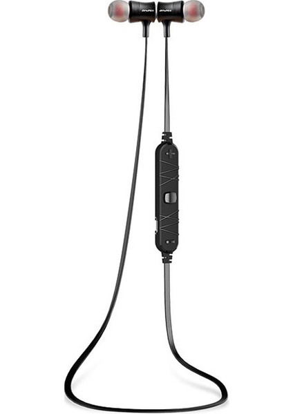 Mıknatıslı Kablosuz Bluetooth Kulaklık A921BL Siyah - Gold