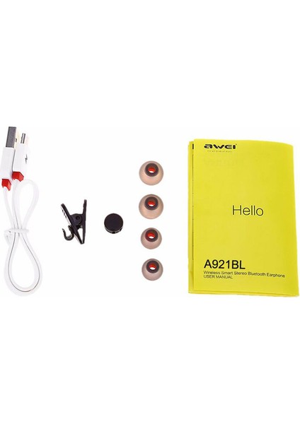 Mıknatıslı Kablosuz Bluetooth Kulaklık A921BL Siyah - Gold