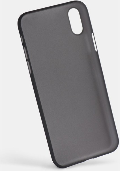 Case 4U Apple iPhone X Kılıf Ultra İnce 0.2mm Kapak Siyah