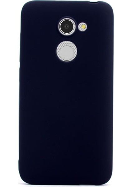 Alcatel İdol A3 Kılıf Premier Silikon Kılıf Siyah + Cam