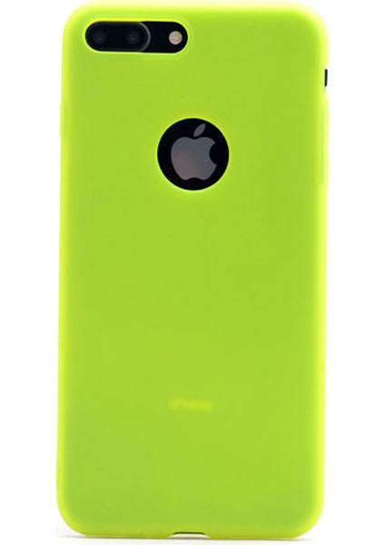 Apple iPhone 8 Plus Kılıf Premier Silikon Kılıf Yeşil