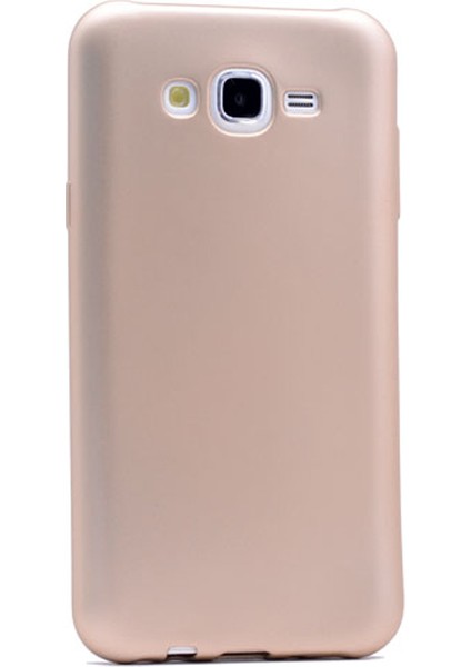 Samsung Galaxy J7 Core Kılıf Premier Silikon Kılıf Gold