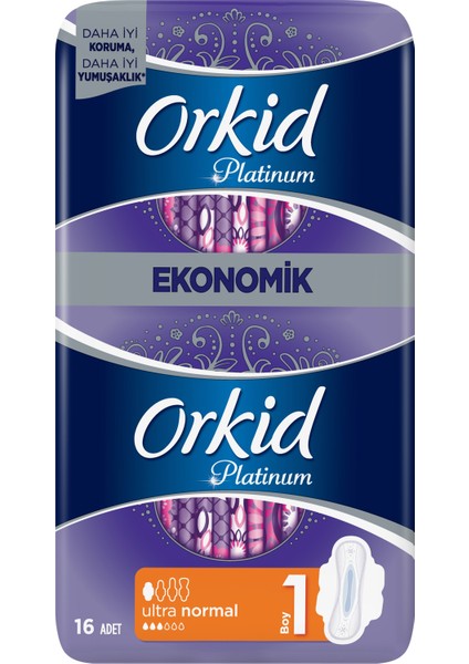 Platinum Hijyenik Ped Normal Ekonomik Paket 16 Ped