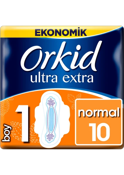 Ultra Extra Hijyenik Ped Normal Tekli Paket 10 Ped