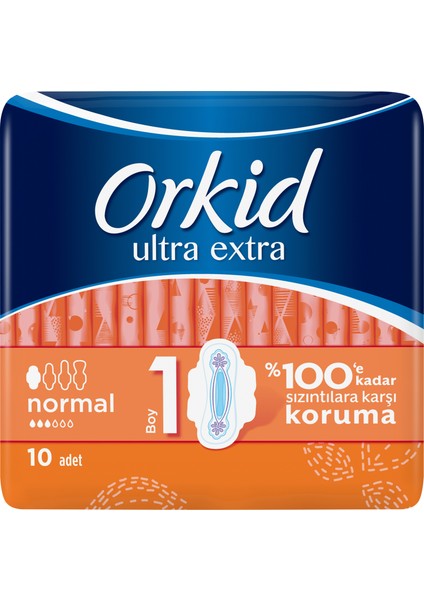 Ultra Extra Hijyenik Ped Normal Tekli Paket 10 Ped