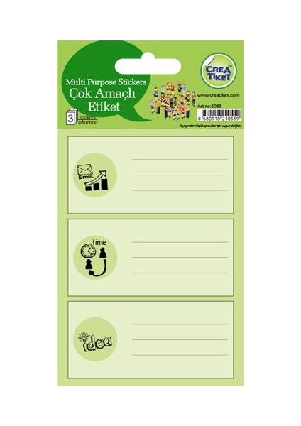 CreaTiket 1055 Çok Amaçlı Etiket Sticker