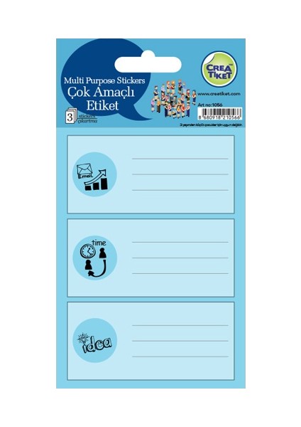 CreaTiket 1056 Çok Amaçlı Etiket Sticker