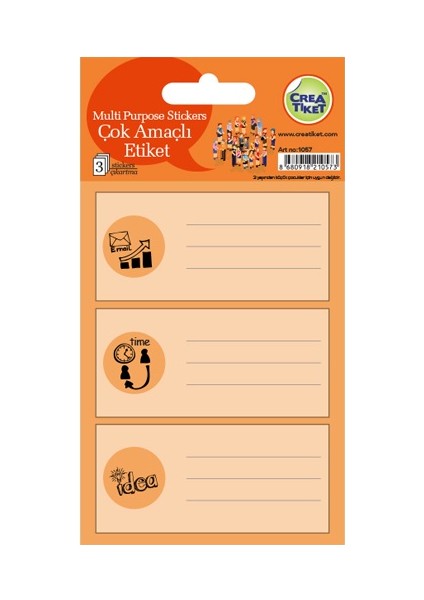 CreaTiket 1057 Çok Amaçlı Etiket Sticker