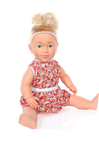 Konuşan Et Bebek Kırmızı 60 cm