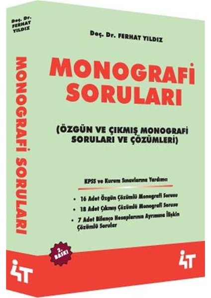 KPSS A Monografi Soruları Ferhat Yıldız