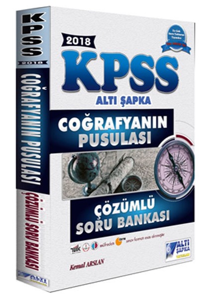 Altı Şapka 2018 KPSS Coğrafyanın Pusulası Soru Bankası Çözümlü