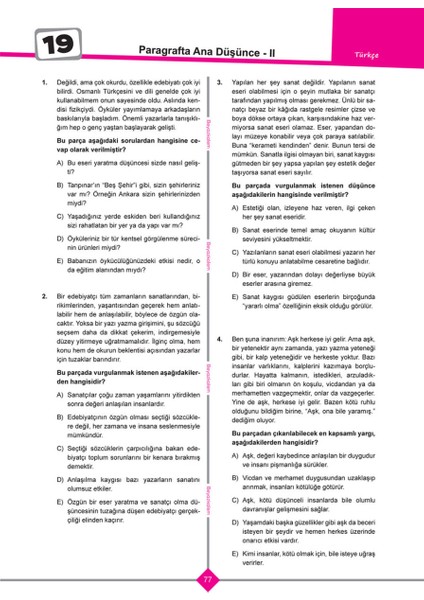 2018 KPSS Lise Ön Lisans Soru Bankası Çözümlü Modüler Set fiyatları