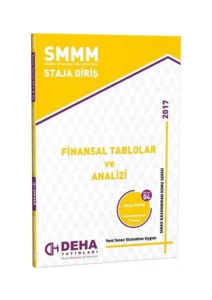 2017 SMMM Staja Giriş Finansal Tablolar Ve Analizi Konu Anlatımlı