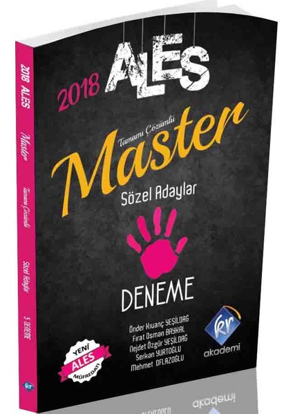 2018 ALES Master Sözel 5 Deneme Çözümlü