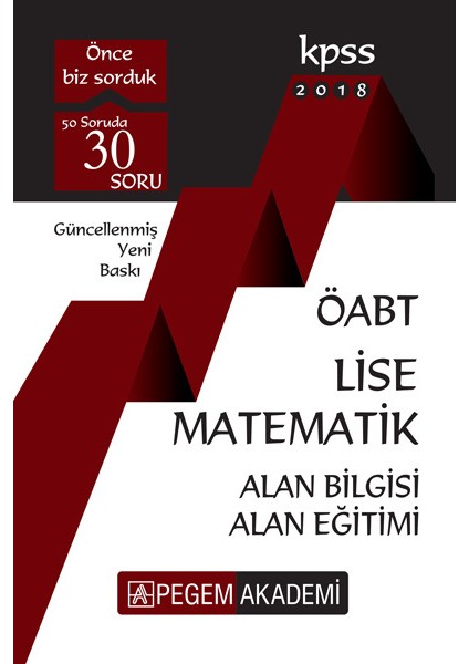 2018 ÖABT Lise Matematik Konu Anlatımlı Modüler Set