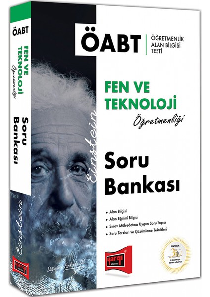 2018 ÖABT Einstein Fen Ve Teknoloji Öğretmenliği Soru Bankası
