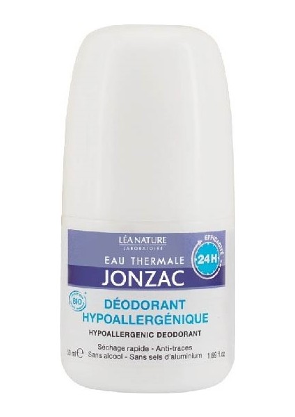 Eau Thermale Jonzac Organik Sertifikalı Hipoalerjenik Roll On Deodorant 24h 50 ml.