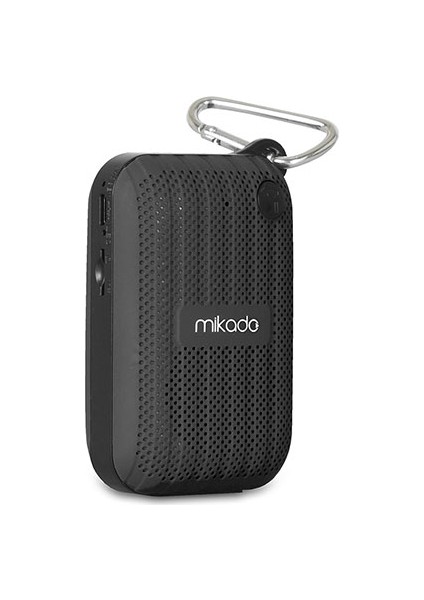 MD-22BT Siyah TF Kart+FM Destekli Bluetooth Şarjlı Speaker