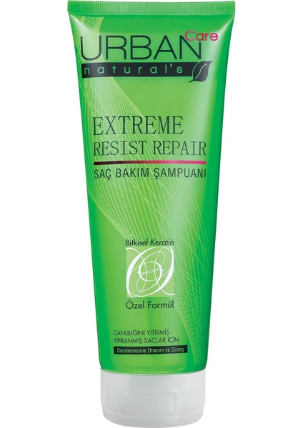 URBAN Care Extreme Resist Repair Dolgun ve Güçlü Uzayan Saçlar için Şampuan - 200ml