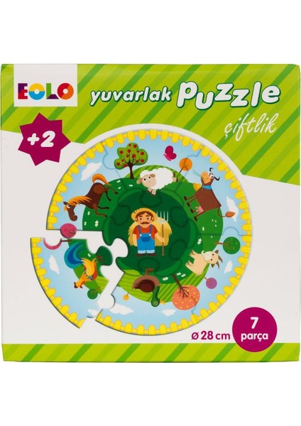 Yuvarlak Puzzle: Çiftlik