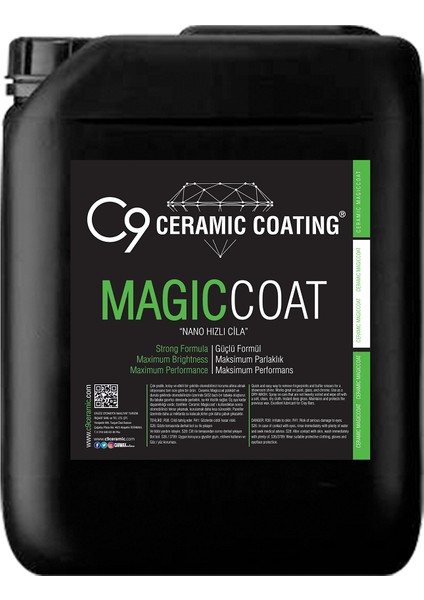 Magic Coat - Hızlı Cila 5 Lt