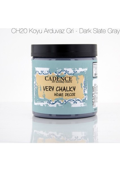 Koyu Arduvaz Gri - Very Chalky Mobilya Boya 500 ml