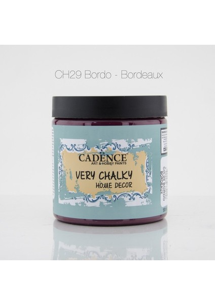 Bordo - Very Chalky Mobilya Boya 500 ml