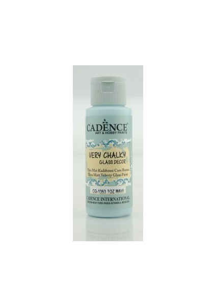 Toz Mavi - Very Chalky Enamel Cam Seramik Boya 59 ml