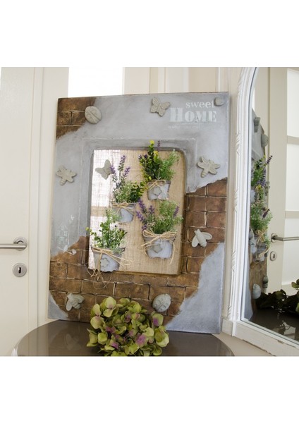 Açık Sarı Shabby Chic Rölyef Pasta 350 gr modelleri